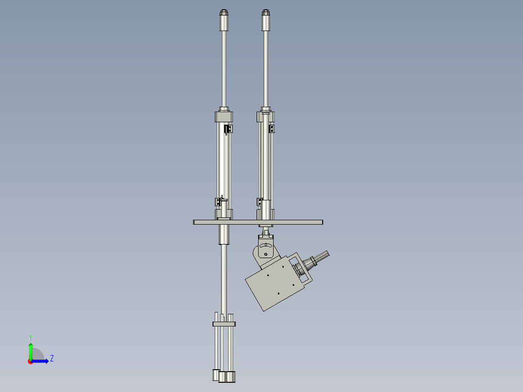 P3085吸嘴升降结构左视图