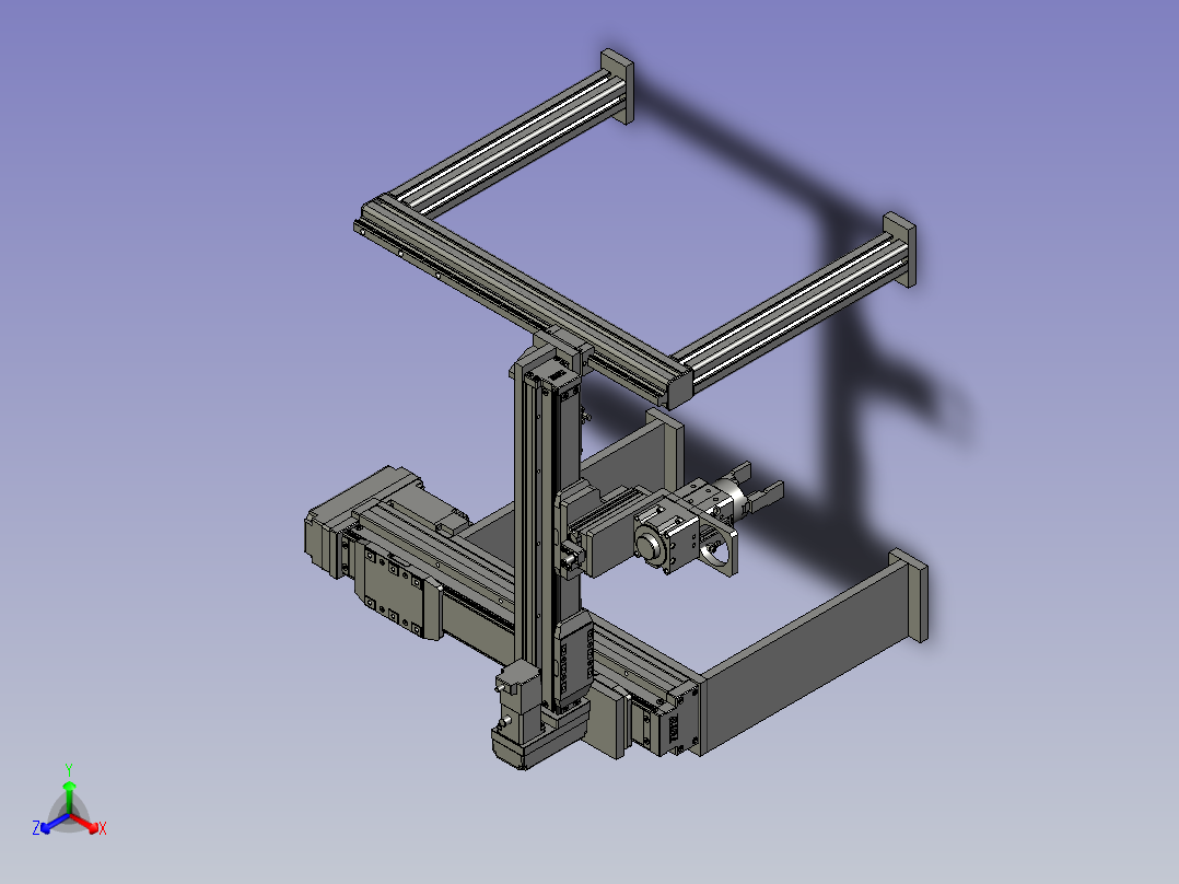 BK132-01-8000下料机械手正等轴测图