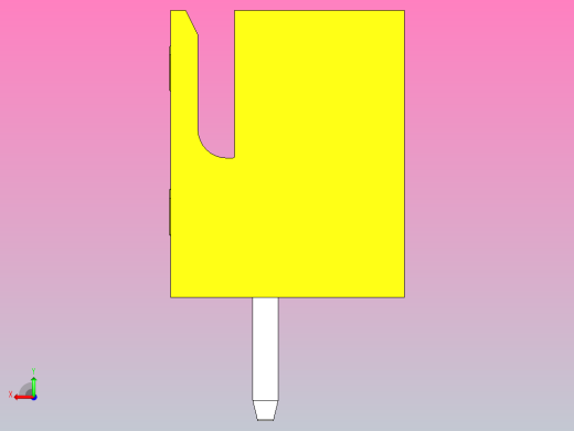 连接器黄色JST XH 7针2.54 mm后视缩略图