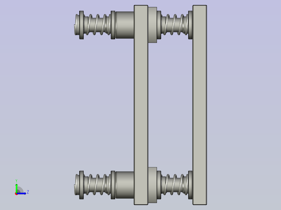 弹性装置左视图