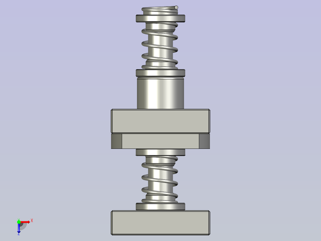 弹性装置俯视图