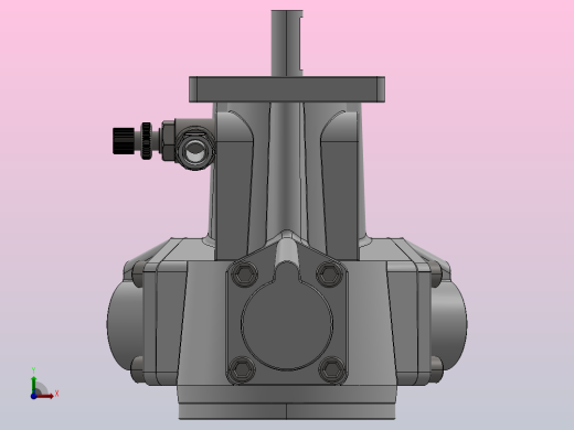 便携式气动升降式气动马达搅拌机前视缩略图