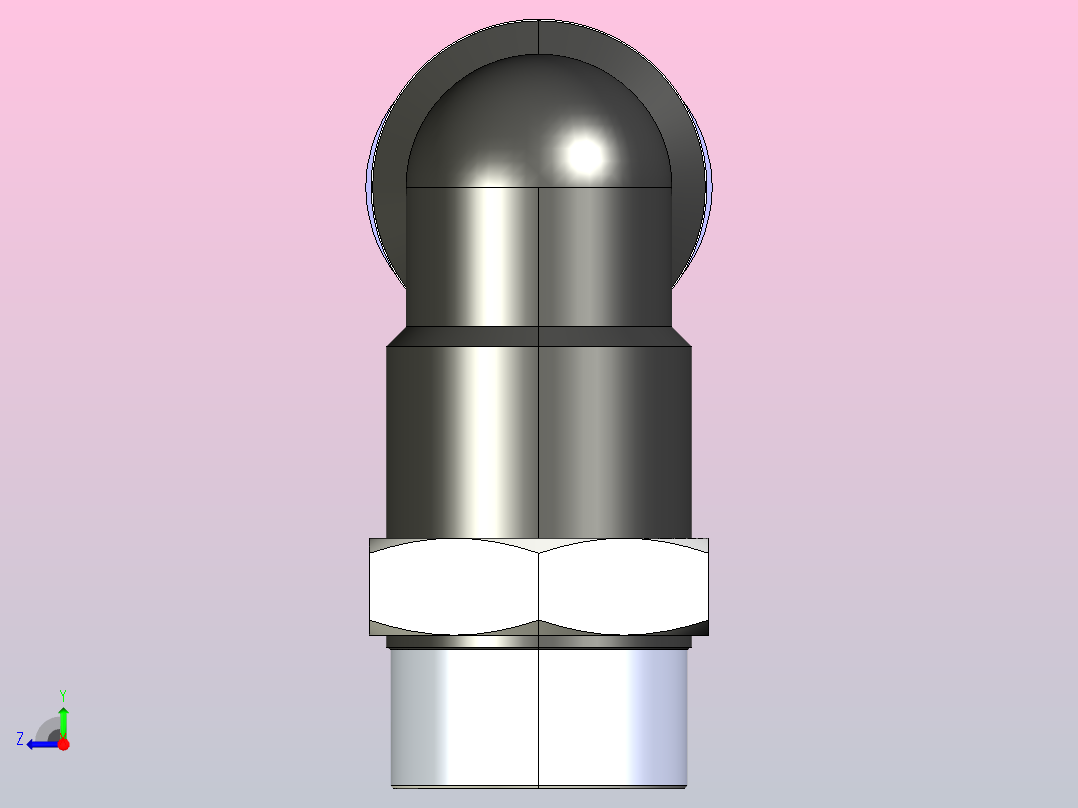 PL-G L型螺纹弯头-G螺纹[PL014-G04] (3)右视图