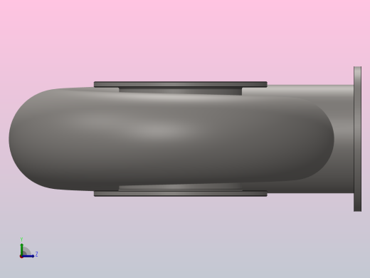 涡轮机 模型左视缩略图