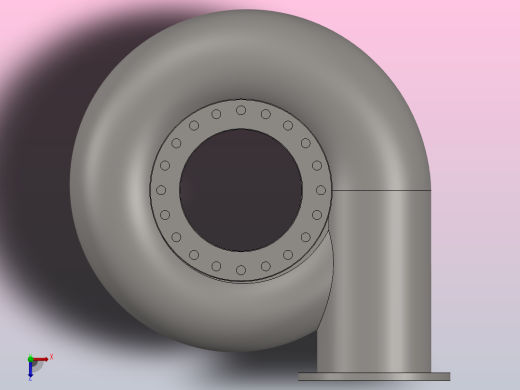 涡轮机 模型俯视缩略图