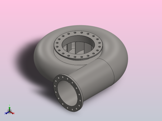 涡轮机 模型正等轴测缩略图