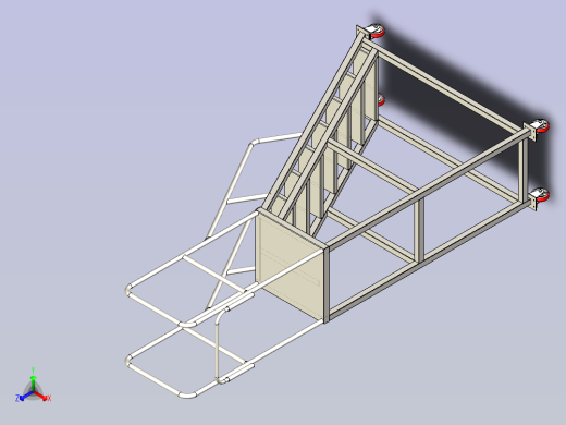 登高车三维模型