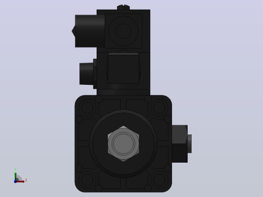 10A-5(V)系列带阀气缸(带三位阀型)[10A-5(V) (Ⅱ) SD 40 B 300 A 5]前视缩略图