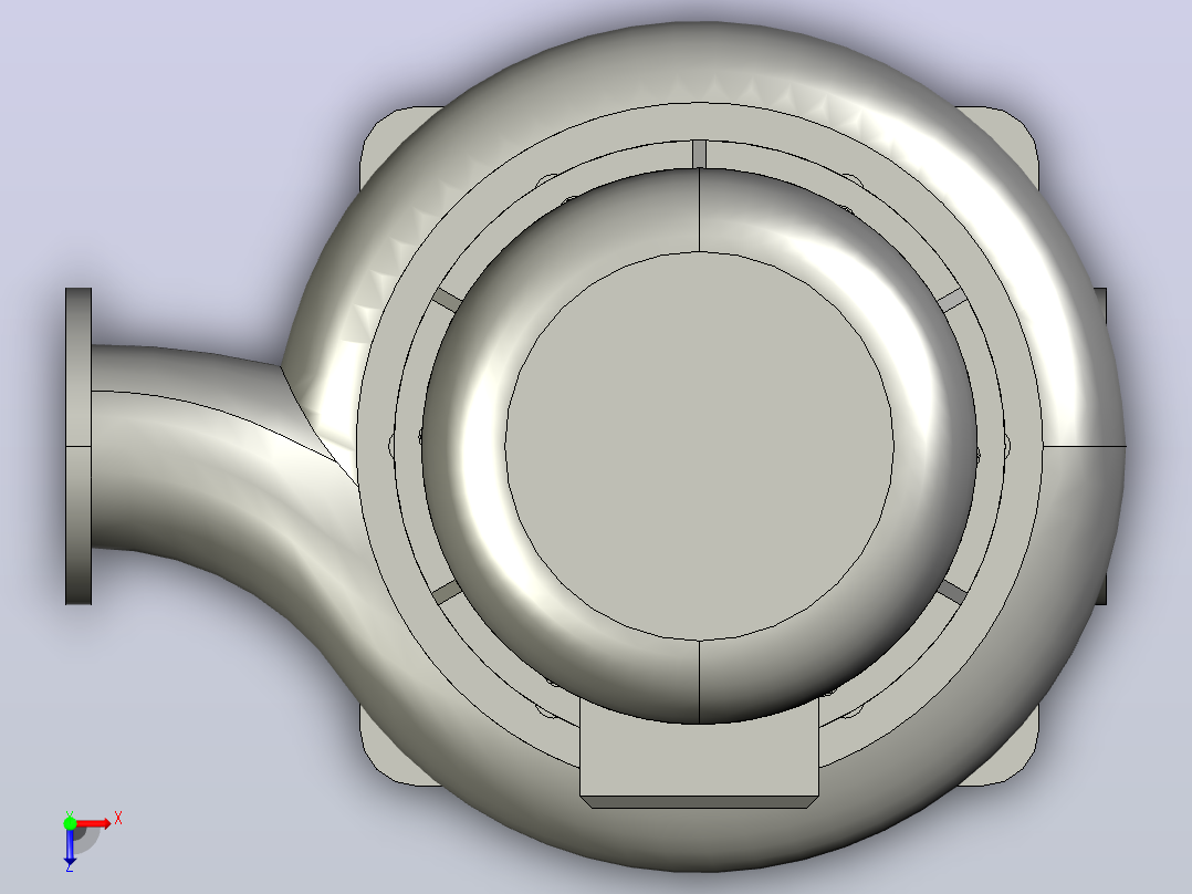 WL(I)型无堵塞立式排污泵-弯管[50WLⅠ25-36-7.5]俯视图