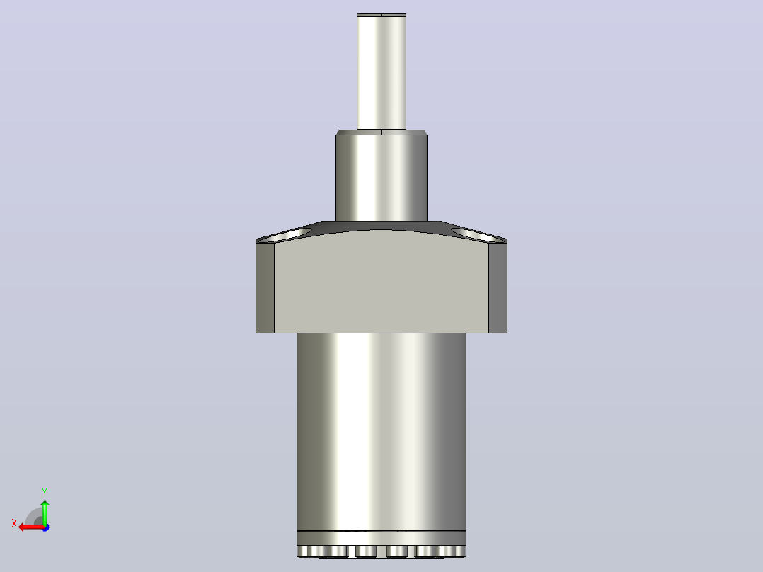 HTLA2001-2CR-P油压复动旋转夹紧器后视图