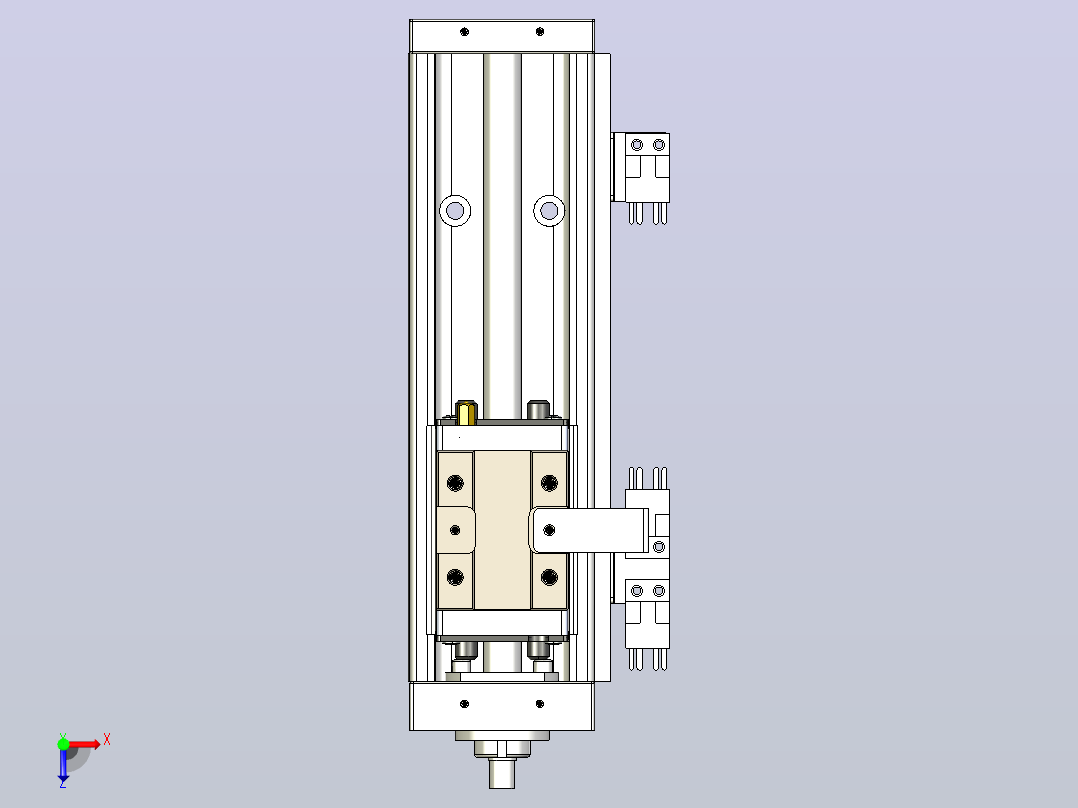 KK60-200A1-H0 模组 标准A1滑座 KK60-A1-H0 替换上银俯视图