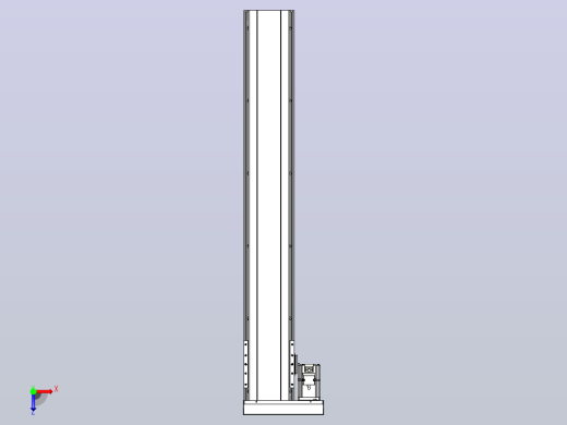 日规模组半封闭丝杆TPA-HNR-140D-2010C-L850-MR-C-P40-N3俯视缩略图