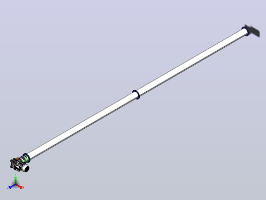 管状螺旋输送机tubular-screw-conveyor-transporte-模型格式为 stp sw