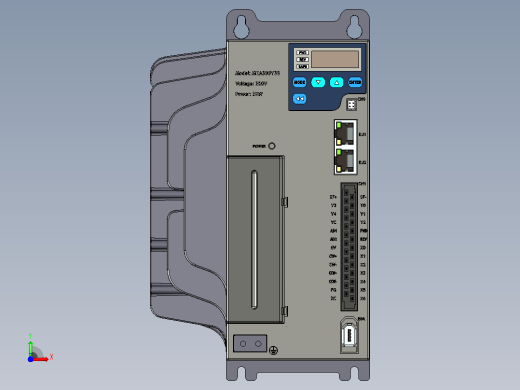 JSCC精研 单轴通用型伺服驱动器 MKA300Y38前视缩略图