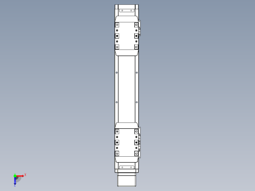 滚珠丝杠线性轴TPA-GCRS-80-1610C-L75-MP-M20-N3俯视缩略图