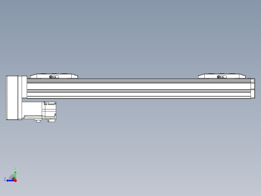 滚珠丝杠线性轴TPA-GCRS-50-1205C-L125-MP-M10-N3右视缩略图