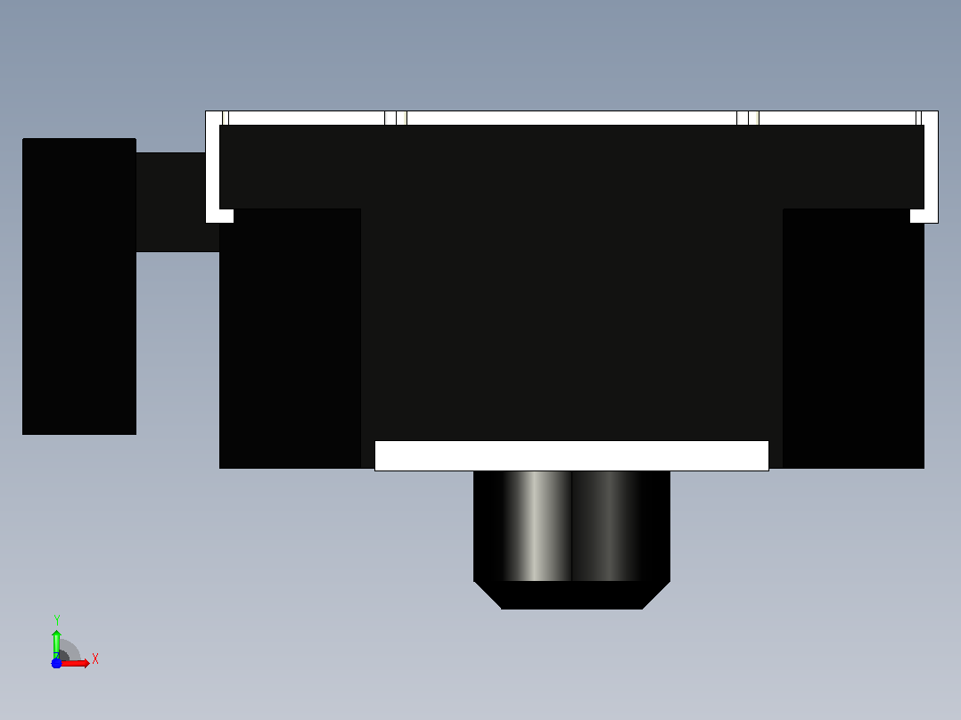 K2-1823SA 2.5mm×3.0mm超小体积（表面安装型）触摸开关前视图