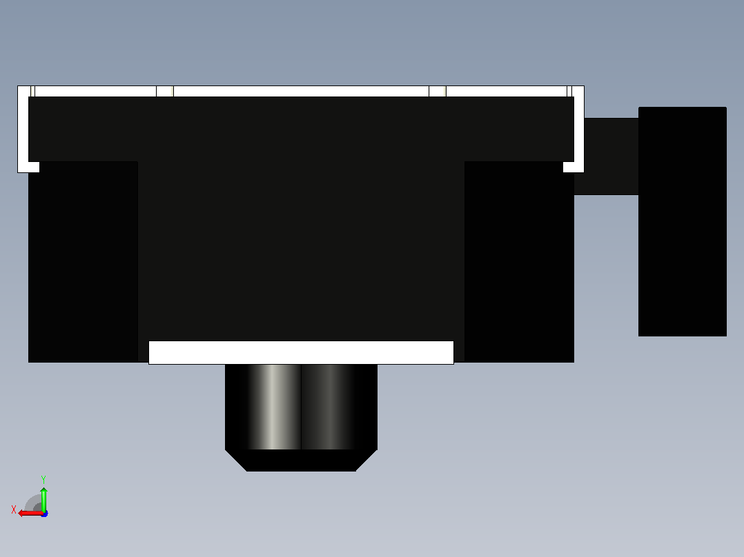 K2-1823SA 2.5mm×3.0mm超小体积（表面安装型）触摸开关后视图