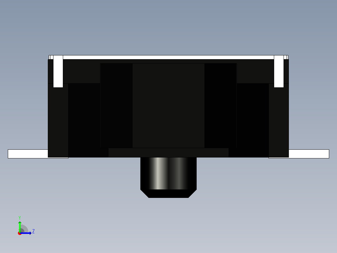 K2-1823SA 2.5mm×3.0mm超小体积（表面安装型）触摸开关左视图