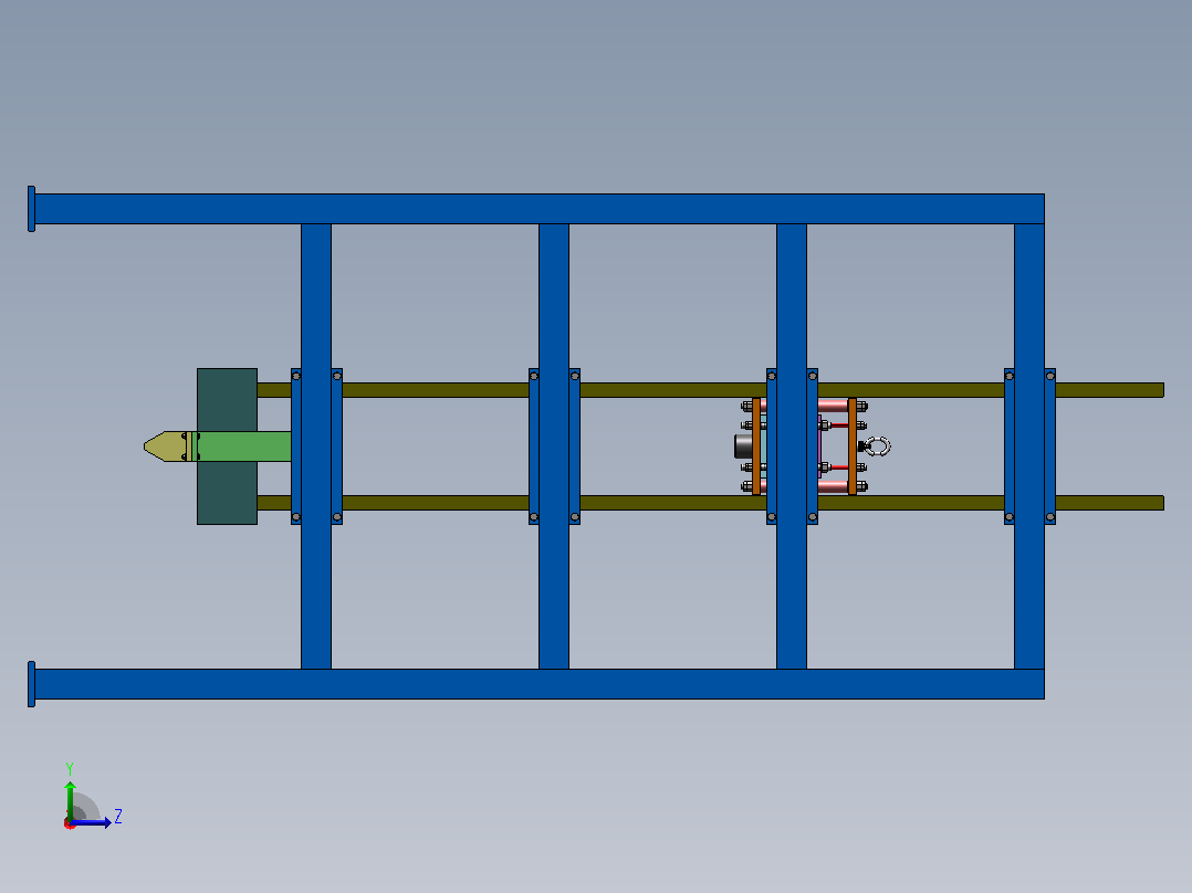 落锤冲击试验机-3（SW+CAD+说明书）左视图