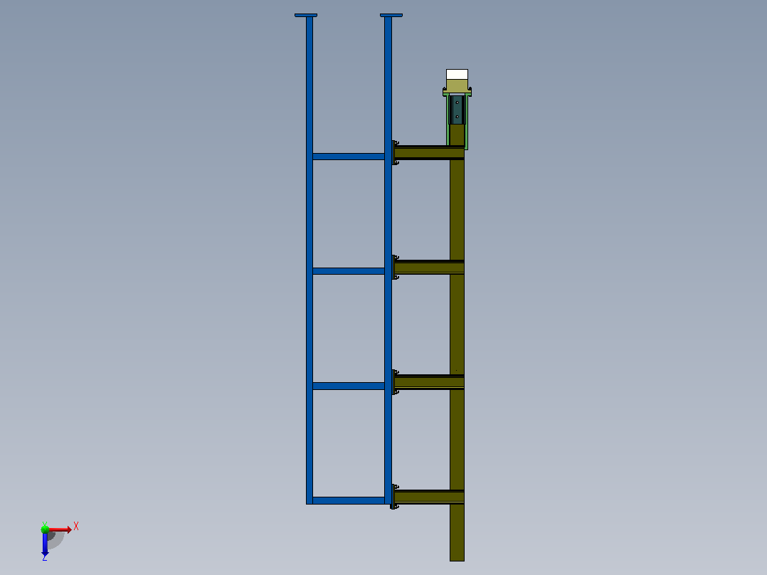 落锤冲击试验机-3（SW+CAD+说明书）俯视图