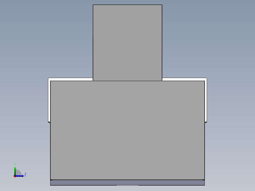 侧吸式油烟机sw16可编辑左视图