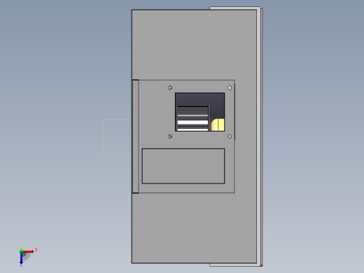 侧吸式油烟机sw16可编辑俯视缩略图