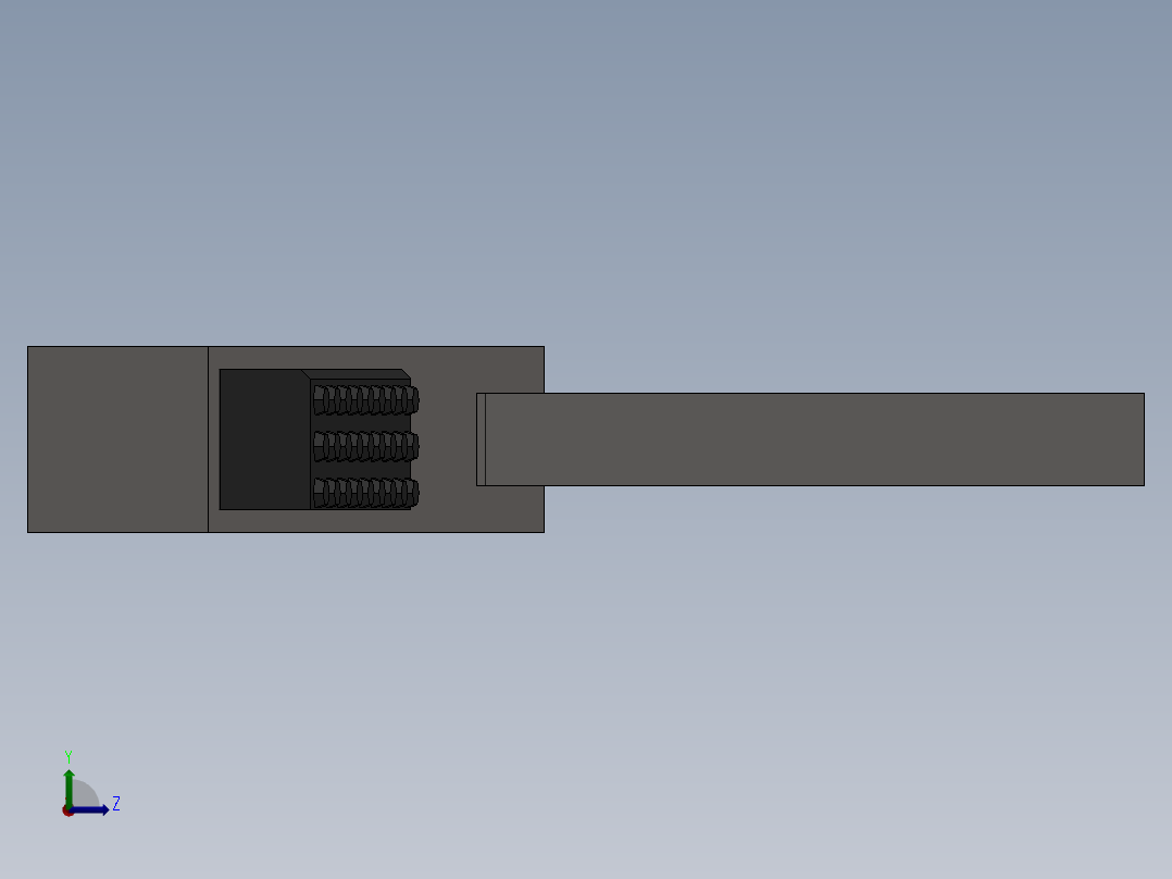 机器猴3D模型左视图