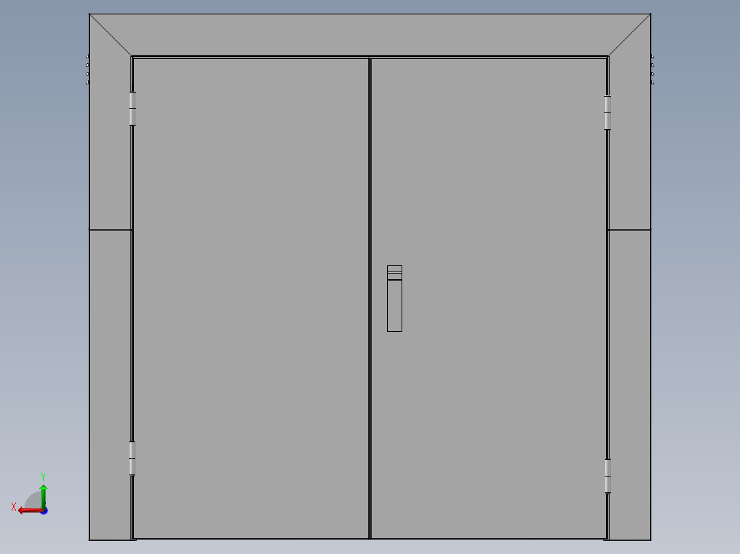 电气控制台后视图