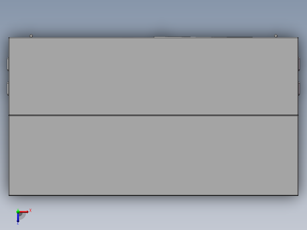 电气控制台俯视图