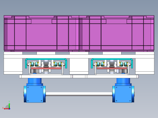 T252 齿轮传动双向伸缩货叉后视缩略图