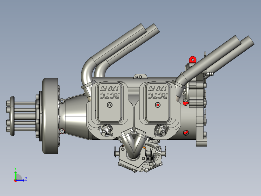 无人机引擎左视缩略图