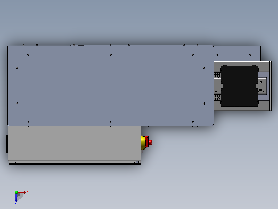 B13-自动托盘堆垛机设备俯视图