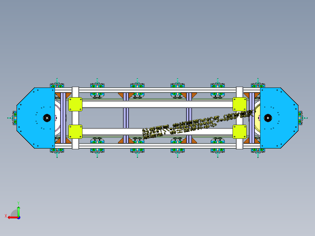 A4_环形挂件旋转立体涂装生产线SW2018后视图
