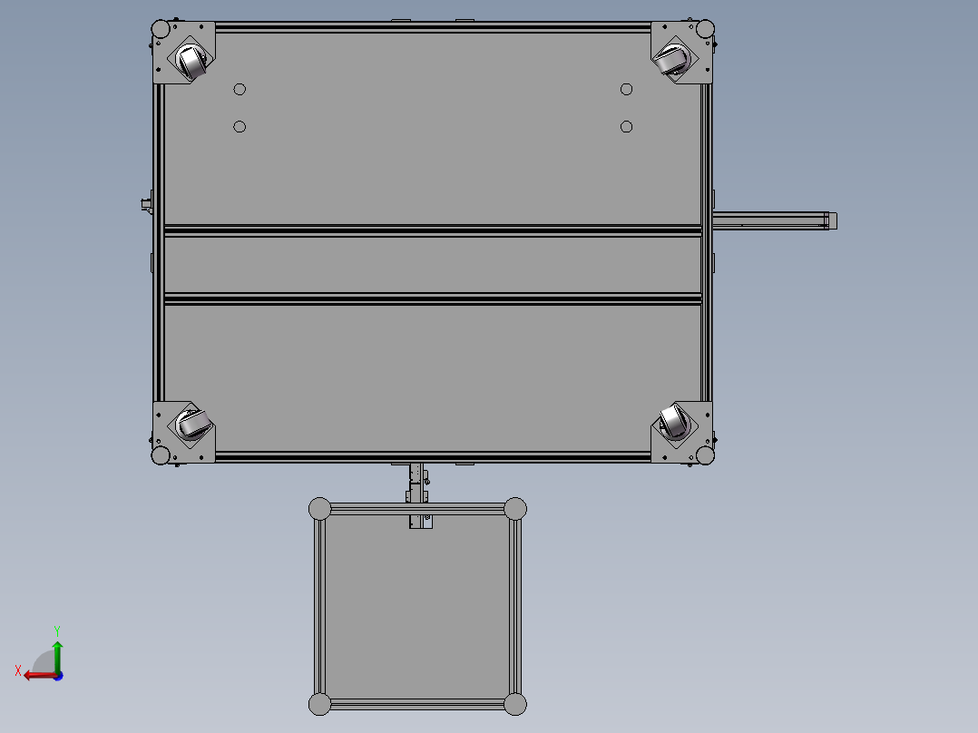 不锈钢精密点焊机后视图