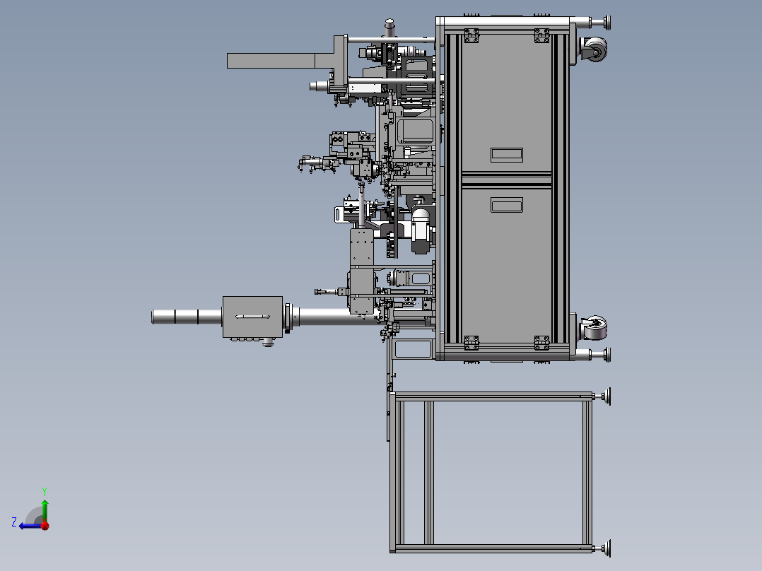 不锈钢精密点焊机右视图