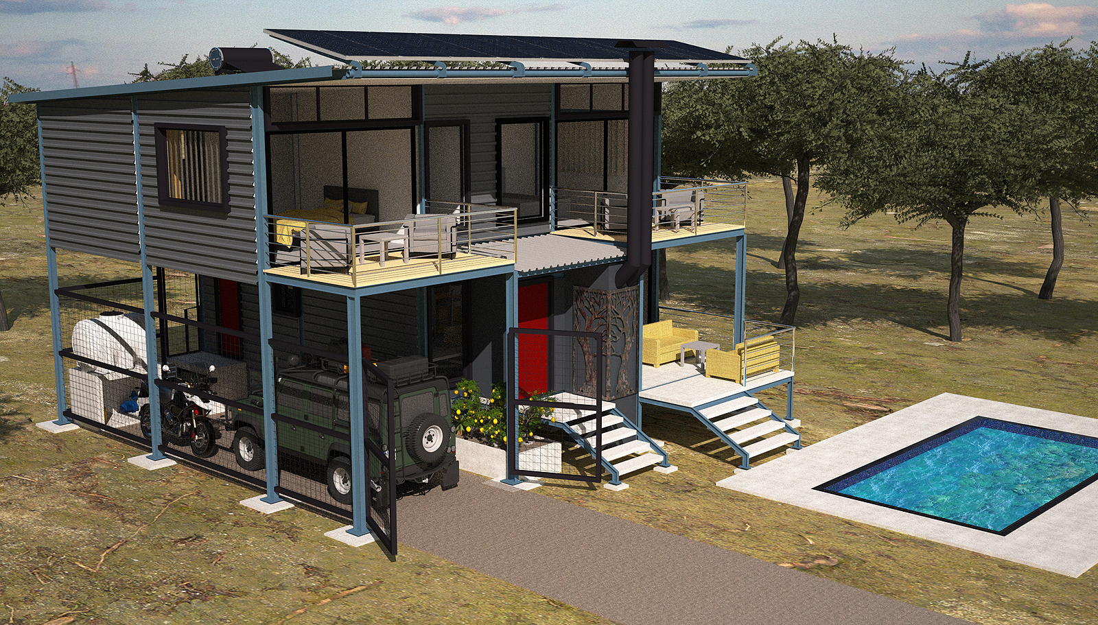 替代海运集装箱回国