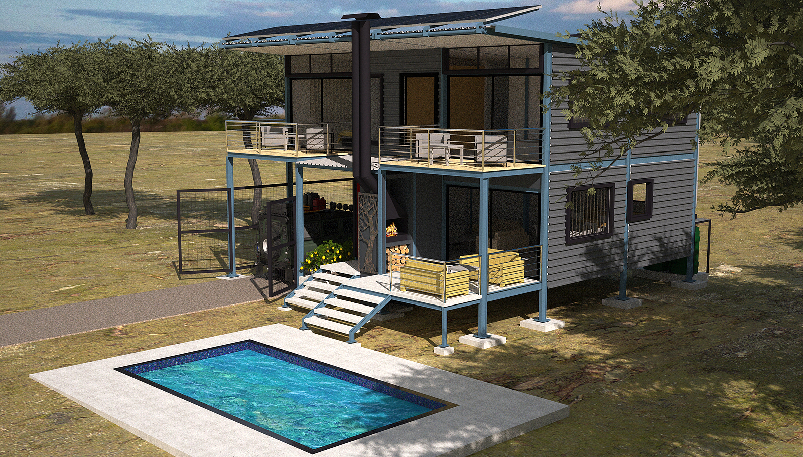 替代海运集装箱回国