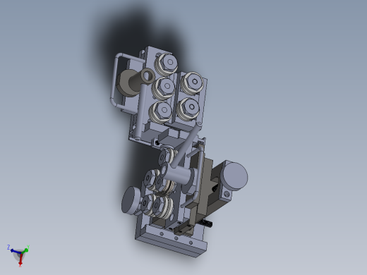 电缆矫直辊结构