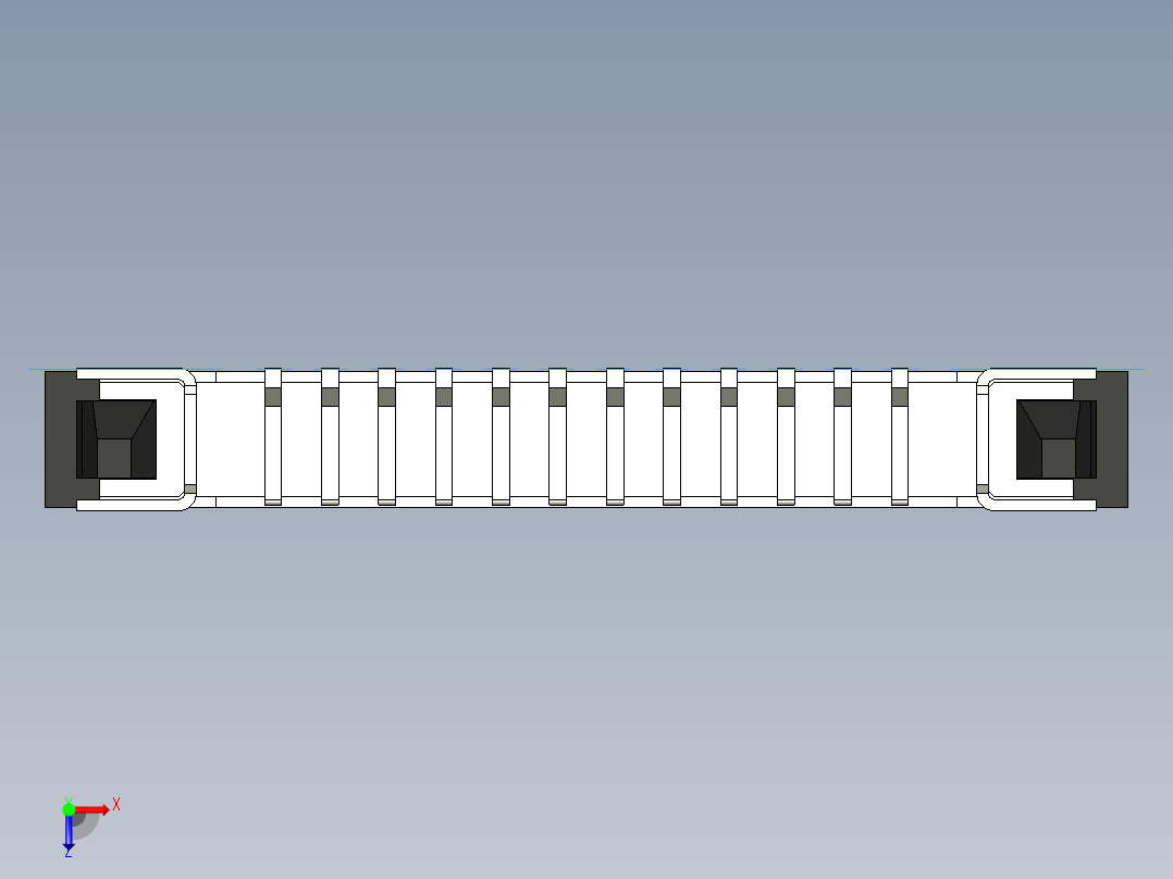 连接器 SM-FFC3B05-12-T俯视图