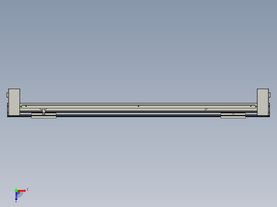 威洛博双电机滑台-VBF14S2-L50-S900-BD-P40-C6俯视图