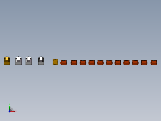 行车手柄行车开关16种前视缩略图