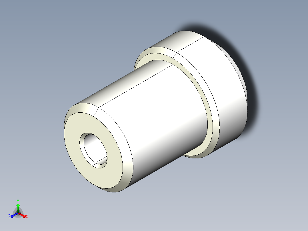 定位配件2311(D)-3D多系列多零件图纸模型主视图
