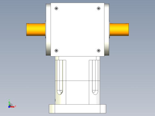 换向器PW170双轴 PGH142-L1 35-114.3-200-M12.stp前视缩略图