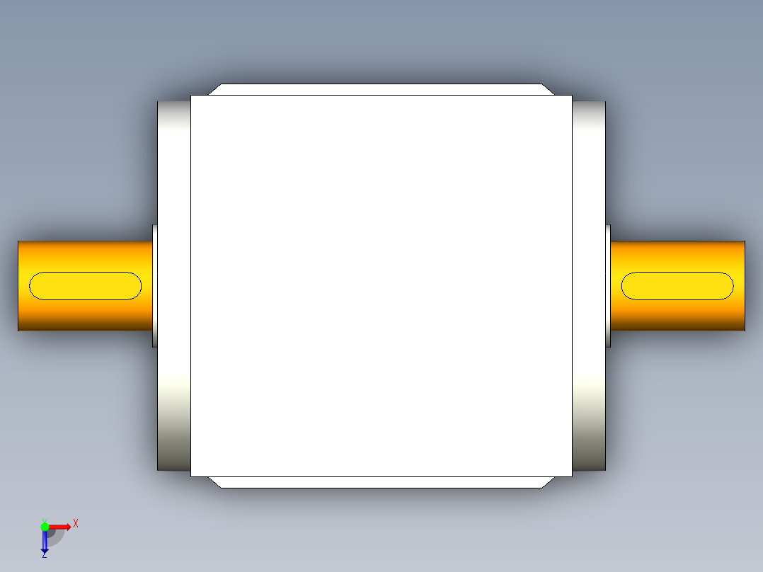 换向器PW170双轴 PGH142-L1 35-114.3-200-M12.stp俯视图