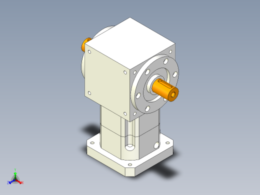 换向器PW170双轴 PGH142-L1 35-114.3-200-M12.stp正等轴测缩略图
