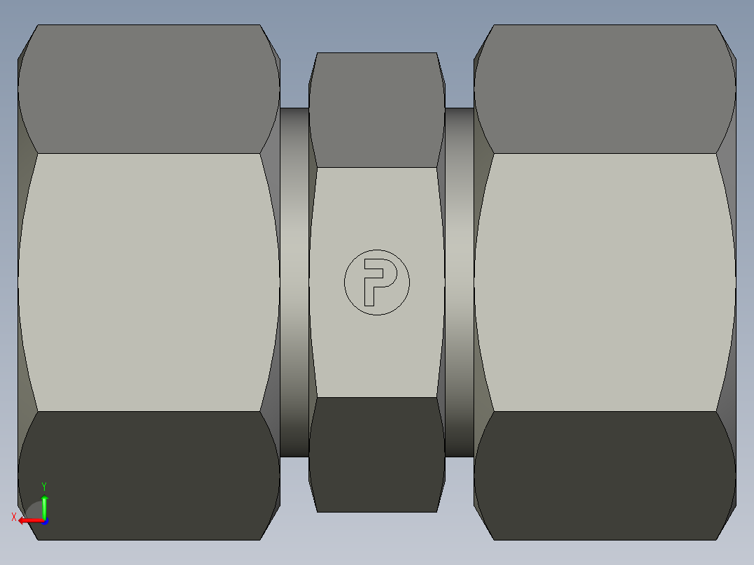 卡套式工业通用硬管接头EO Union G25ZSCF后视图