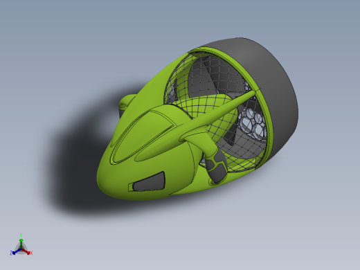潜水器 水下机器人正等轴测缩略图