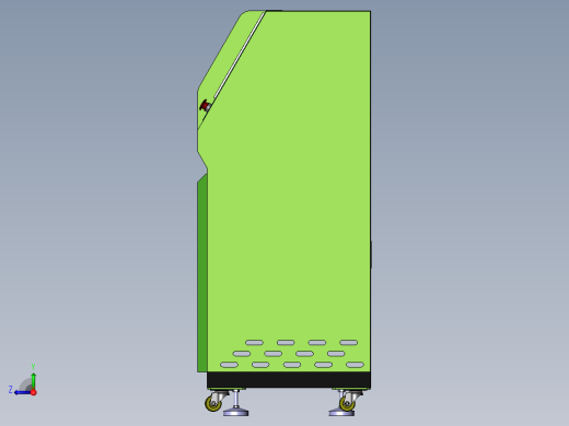 视觉电控柜三维右视缩略图