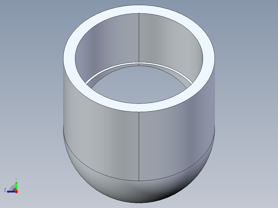 CPVC管件08-Sch80_45Elbow_SxS_9817-030 _3in右视图